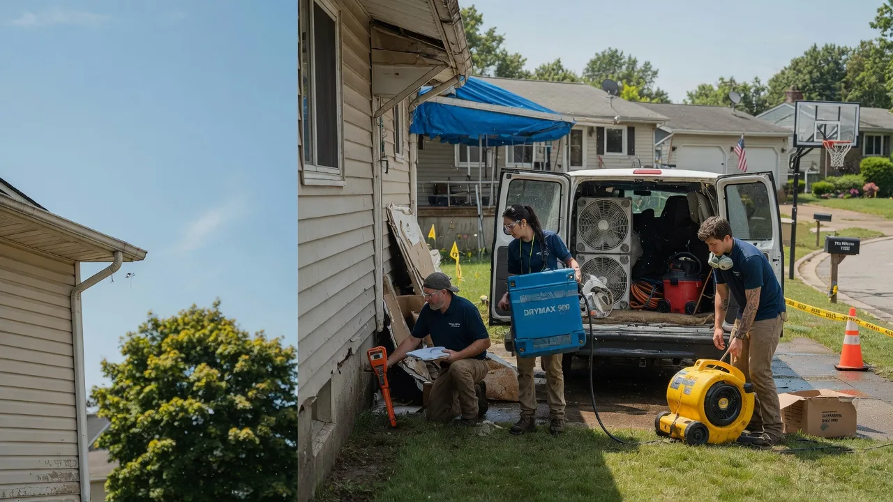 Ceiling Leak Cleanup in Germantown, OH near me