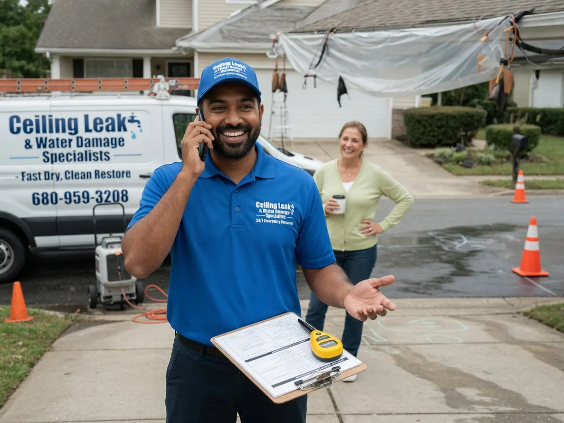 Ceiling Leak Cleanup Germantown, OH FAQs